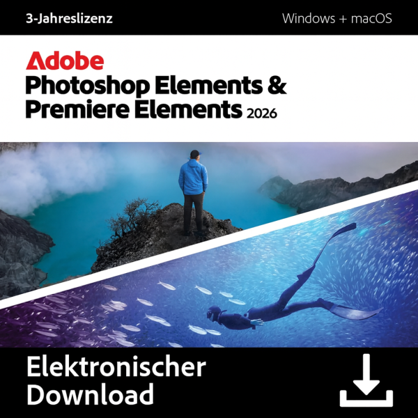Adobe Photoshop y Premiere Elements 2022 | Windows/Mac