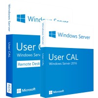 Microsoft RDS 2016 User CAL + Licencia de acceso de usuario Microsoft RDS 2016 User CAL + Licencia de acceso de usuario
