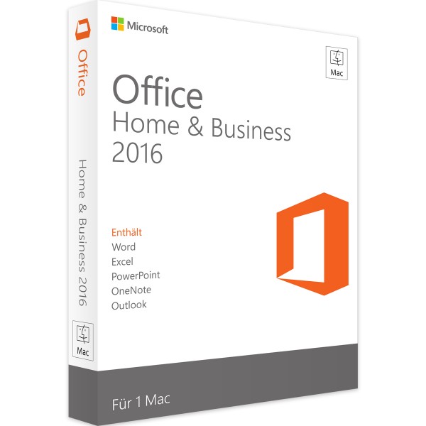 Microsoft Office 2016 Hogar y Empresa | para Mac